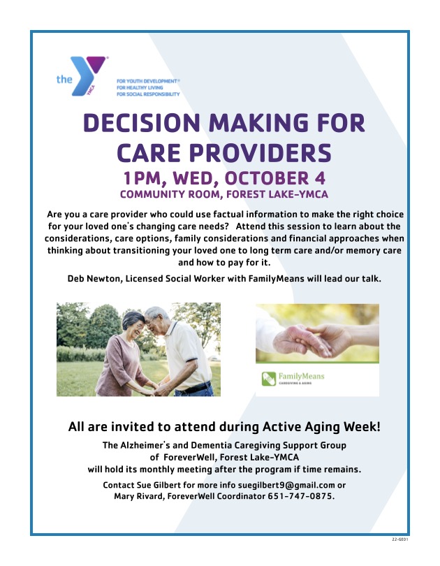 Decision Making For Caregivers