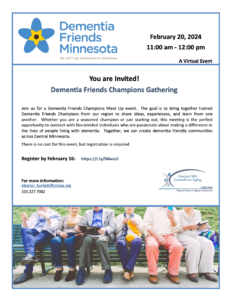 Dementia Friends Champions Gathering Virtual Event